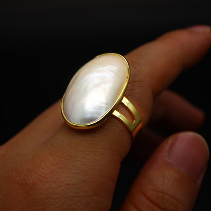 Bague en perle