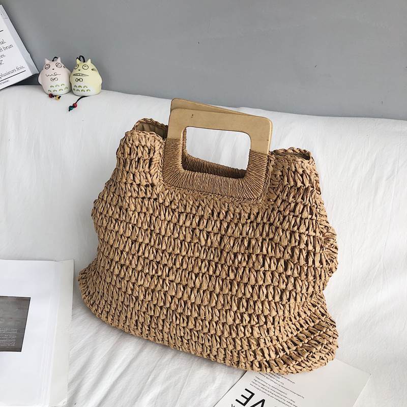 Sac de plage en paille