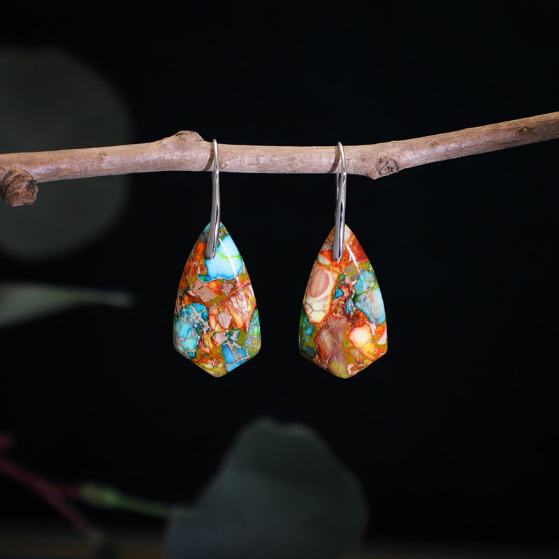 Boucles d'oreilles florales