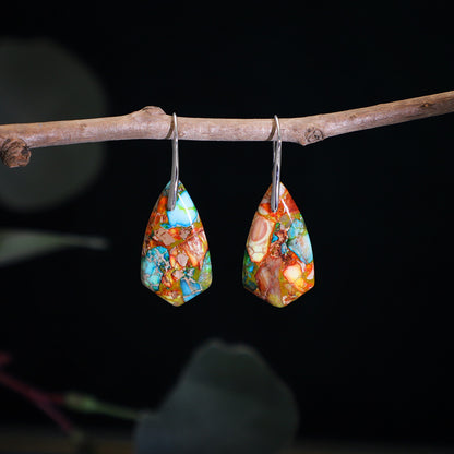 Boucles d'oreilles florales