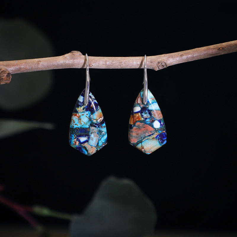 Boucles d'oreilles florales